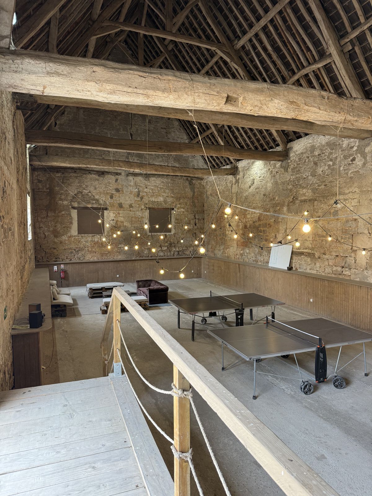Vue depuis la mezzanine