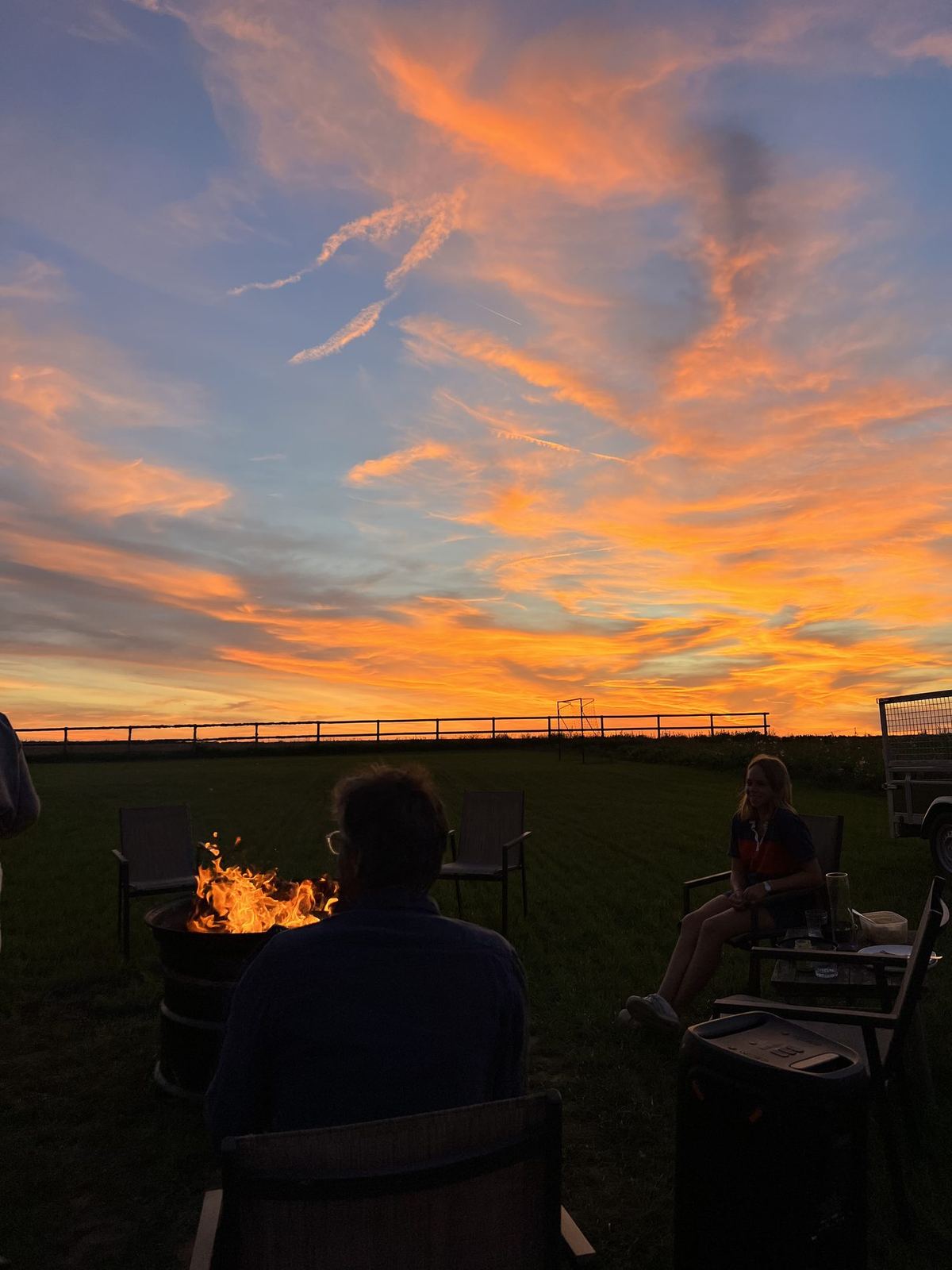 Soirée autour du feu