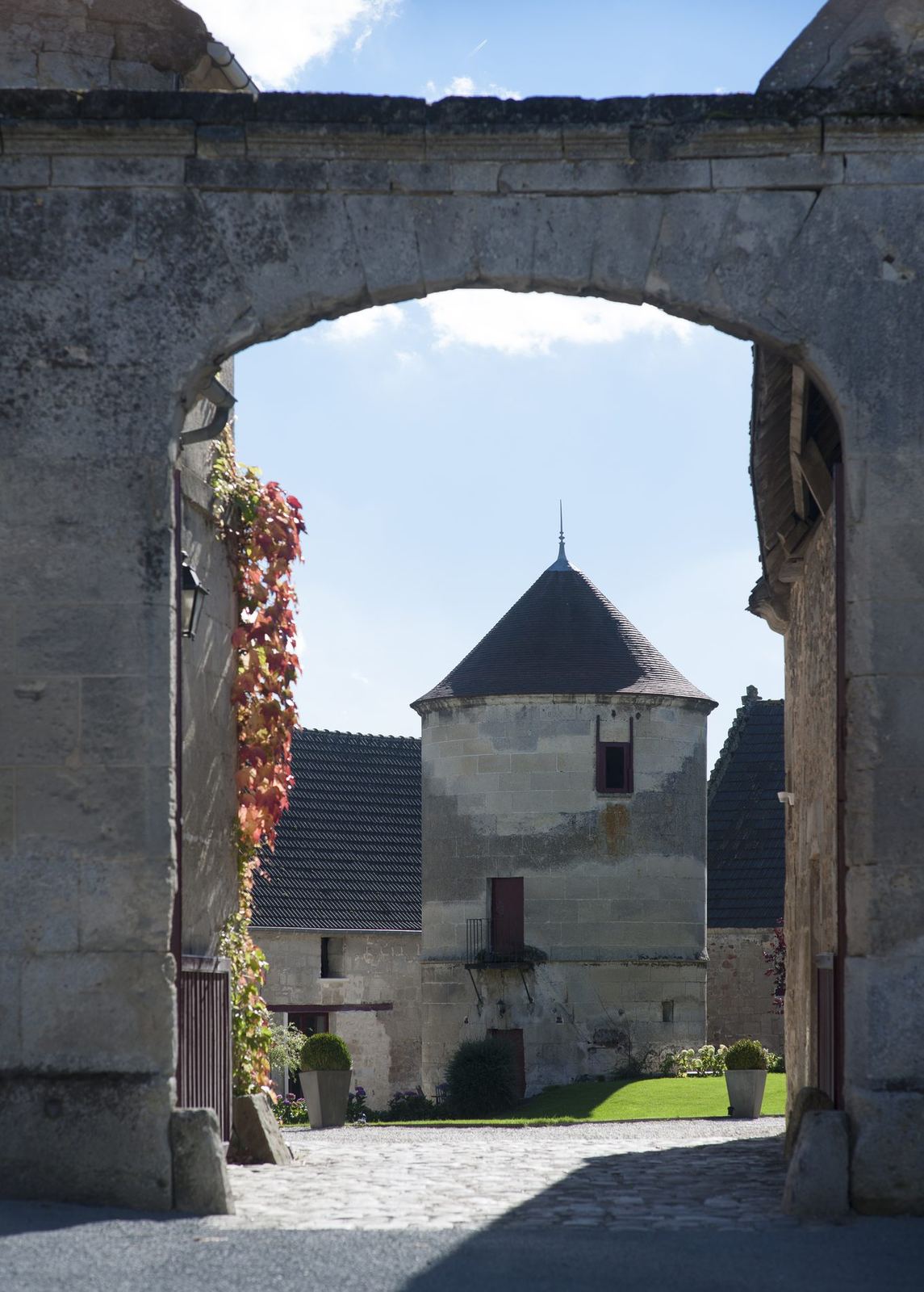 Le porche d’entrée